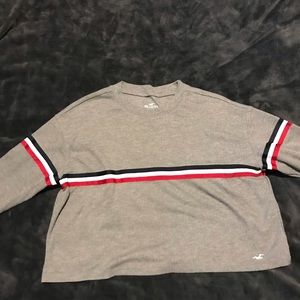 Hollister grey boyfriend tee